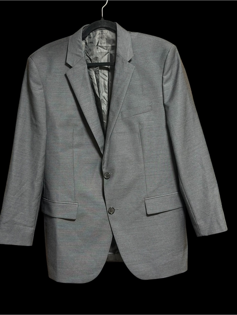 HUGO BOSS 42R 100% WOOL 2 BUTTON LINED JACKET